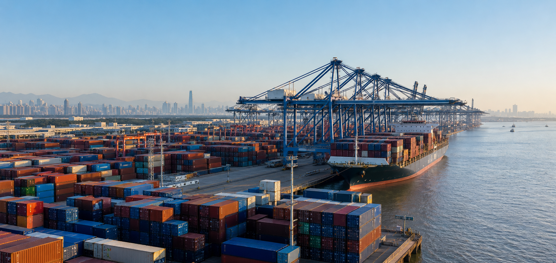 Modern Guangzhou logistics district